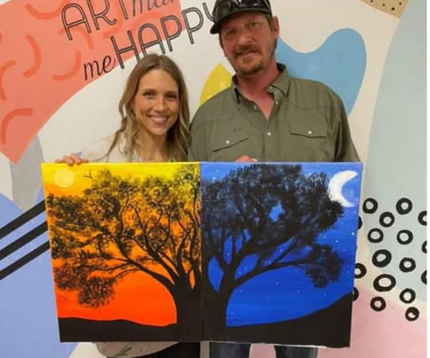 Art & Vino "Valentine's Couple's Painting" Photo