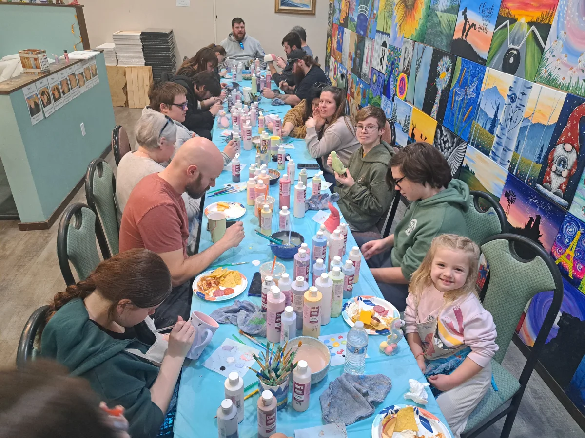 Private Art Party – Canvas, Ceramics & Clay Photo