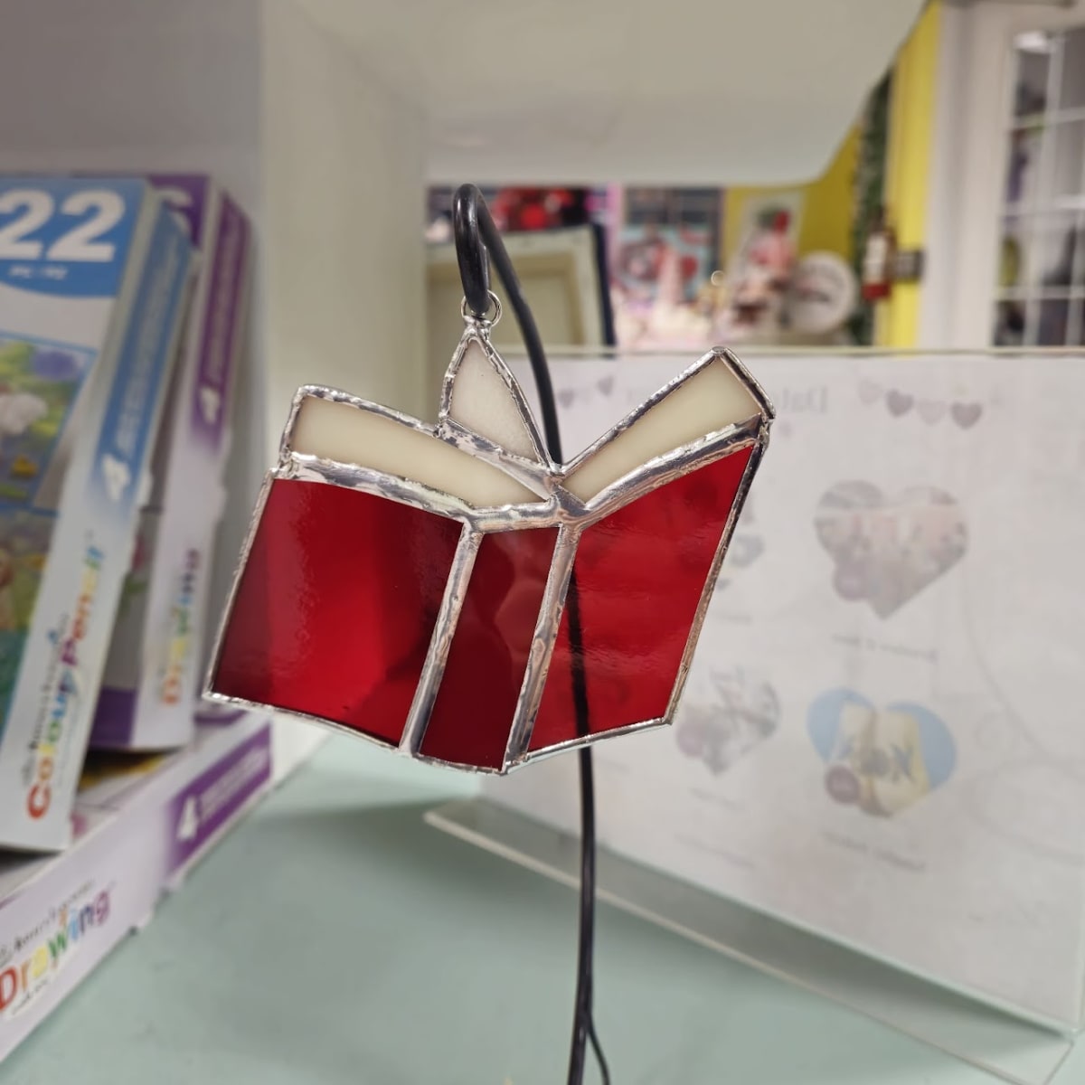 Stained Glass Book Lovers Photo