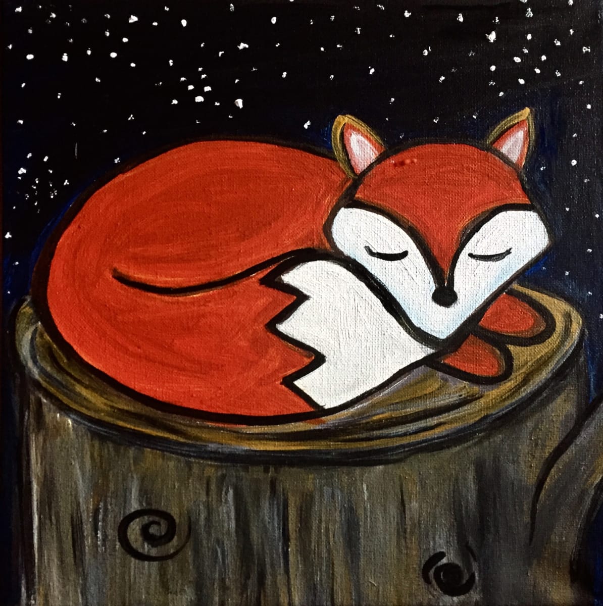 FAMILY FRIENDLY ~ SLEEPING FOX Photo