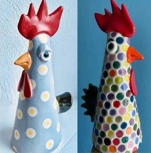 Create with Clay - Easter Gnomes & Chickens Photo