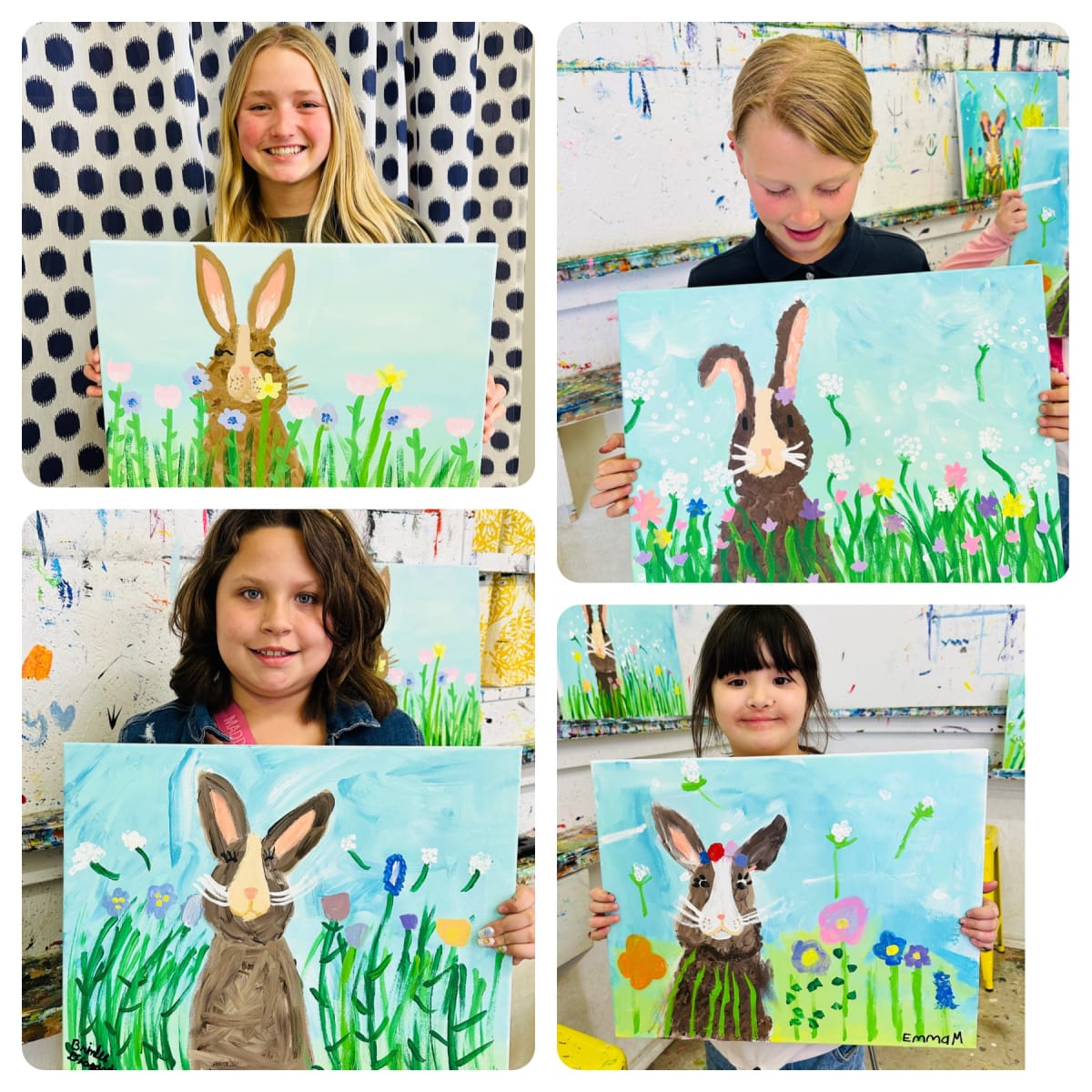 Kids Painting Party- Bunny Photo