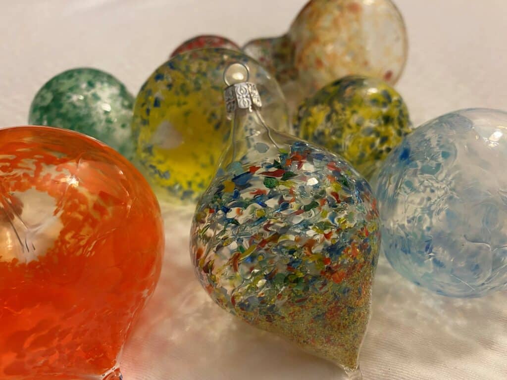 Glass Blown Ornaments Photo