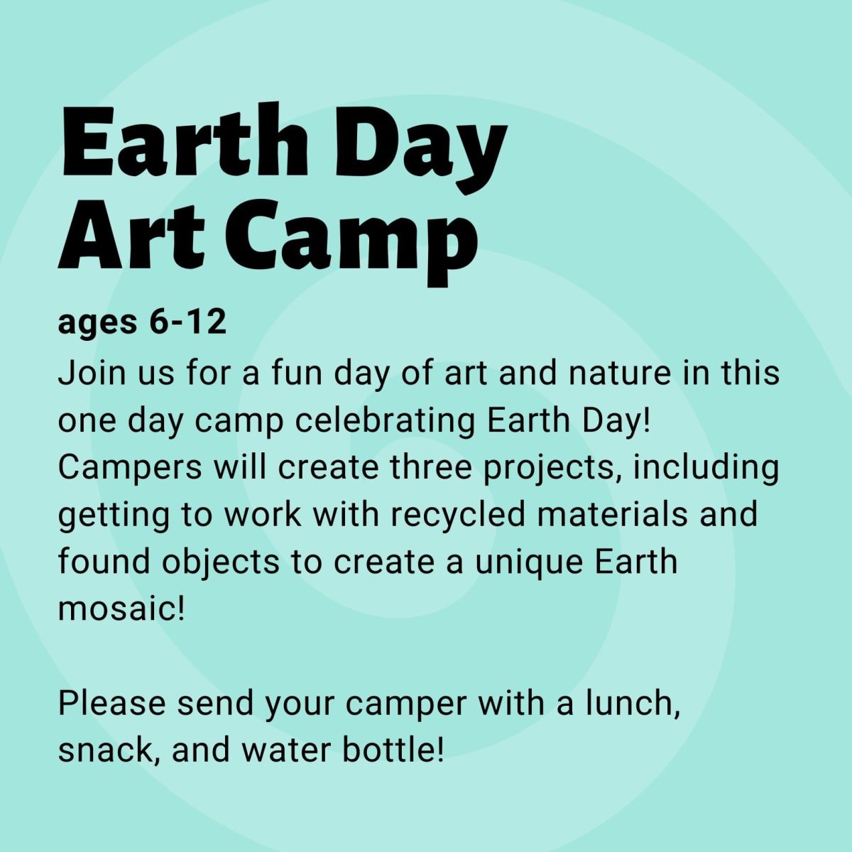 Earth Day Art Camp Photo
