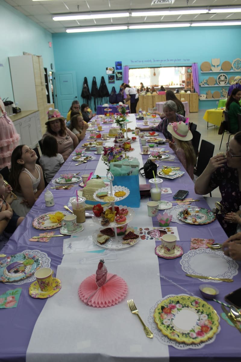Mommy & Me Mother's Day Tea Party Photo
