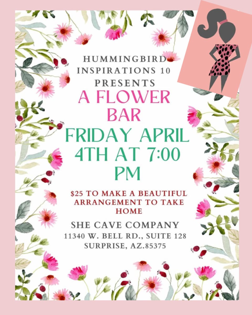 $25 Flower Bar BYOB Photo