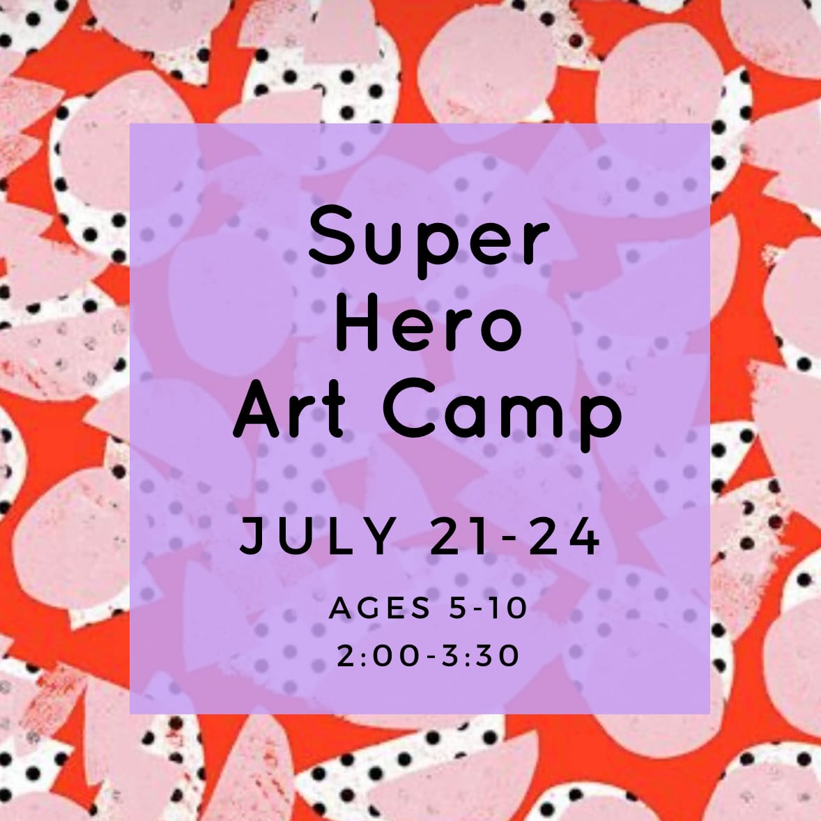 Superhero Art Camp Photo