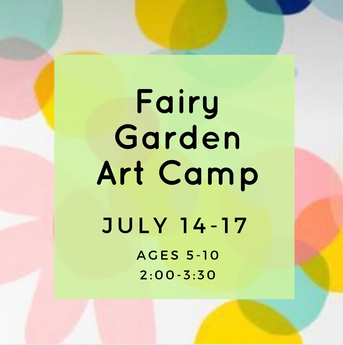 Fairy Garden Art Camp Photo