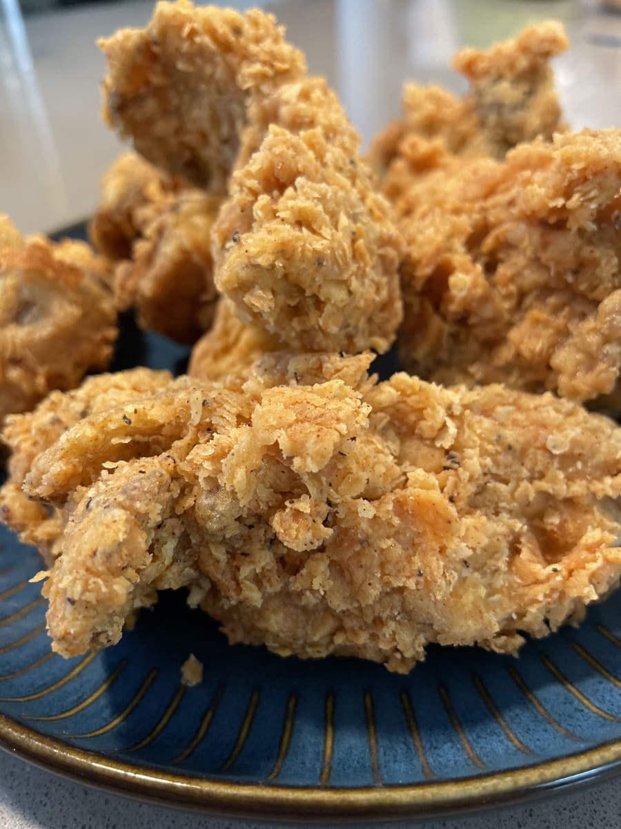 Un-chicken Fried Mushroom Soul Food Night Photo