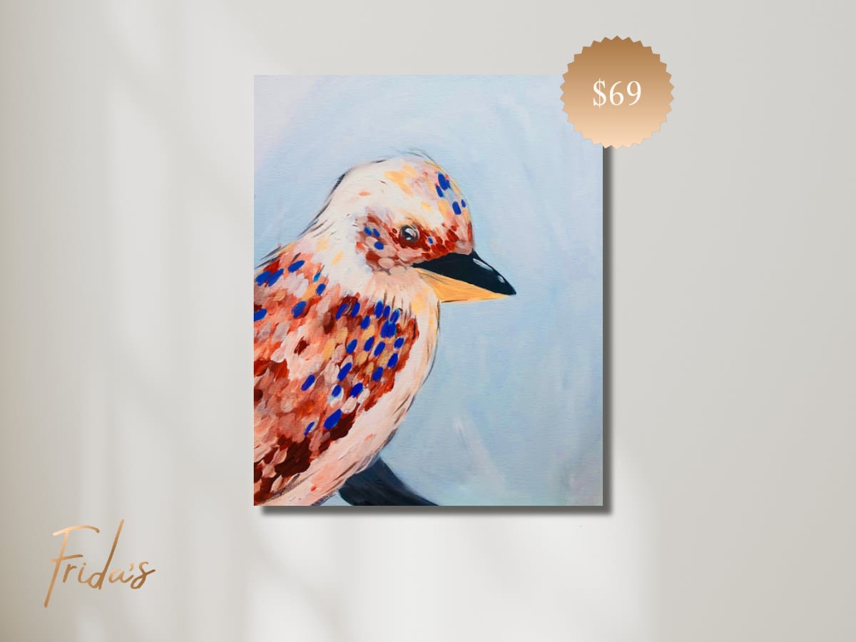 KENZO THE KOOKABURRA | Frida's Luxe Sip n' Paint Photo