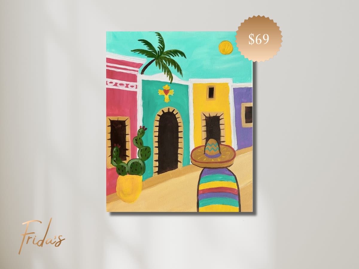 WHERE'S MY MARGARITA? | Frida's Luxe Sip n' Paint Photo