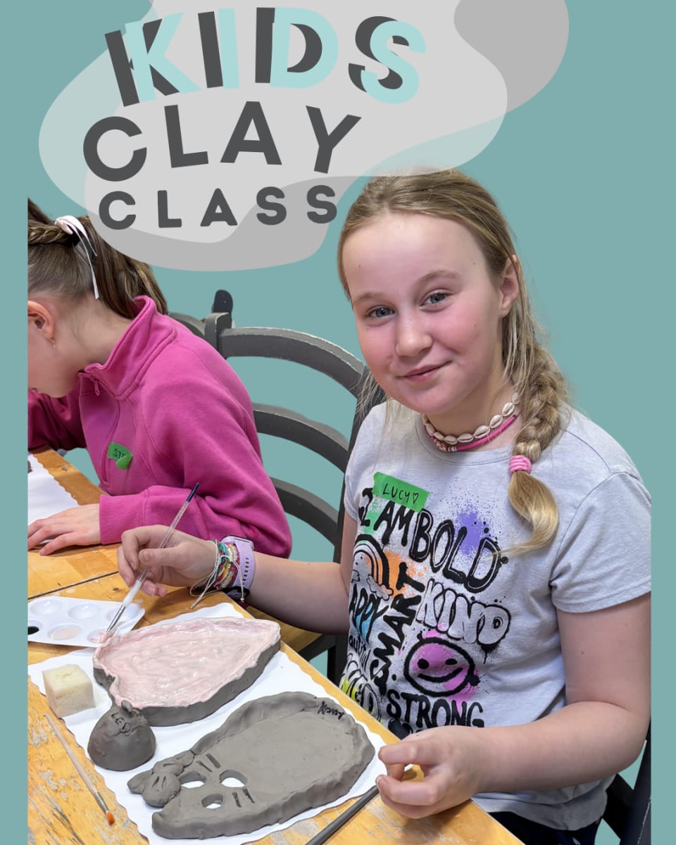 Monday Kids Pottery Class Spring 2025 Photo