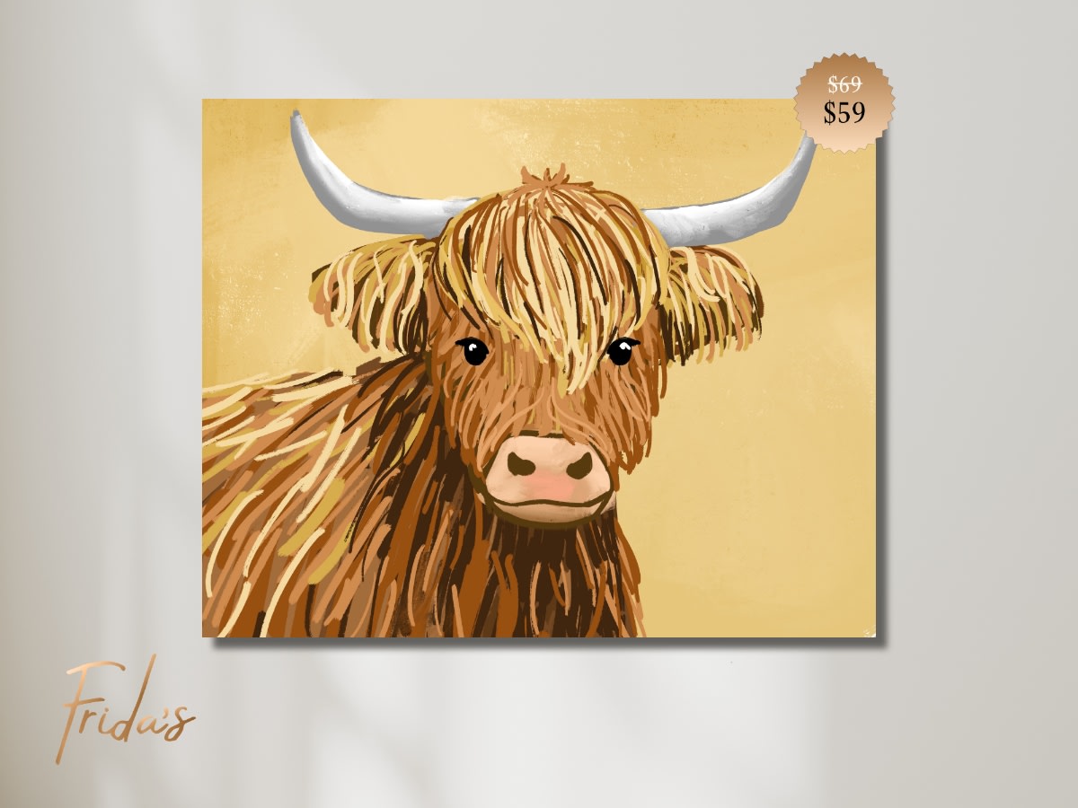 WOOLLY WANDA | Frida's Luxe Sip n' Paint - Thrifty Thursday Photo