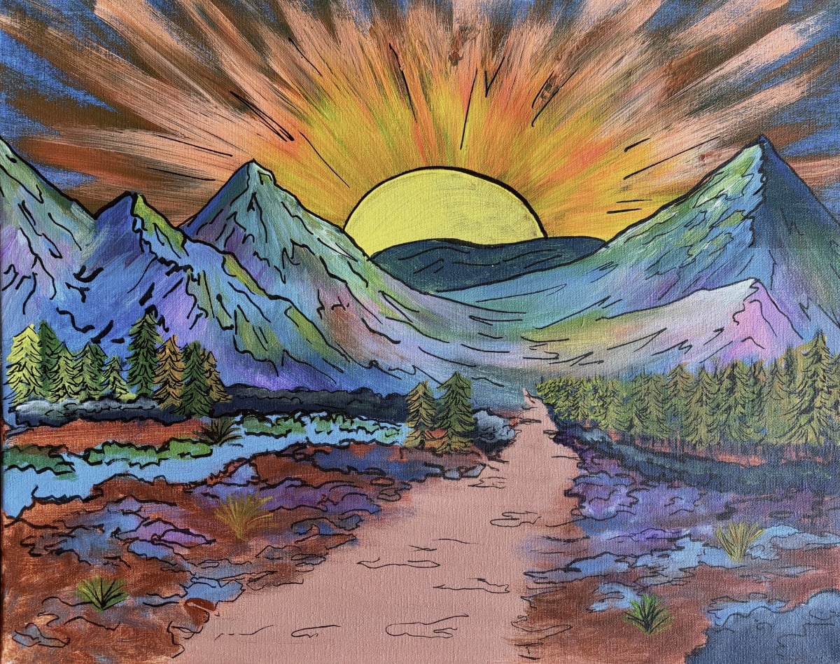 PSYCHEDELIC SUNSET Photo