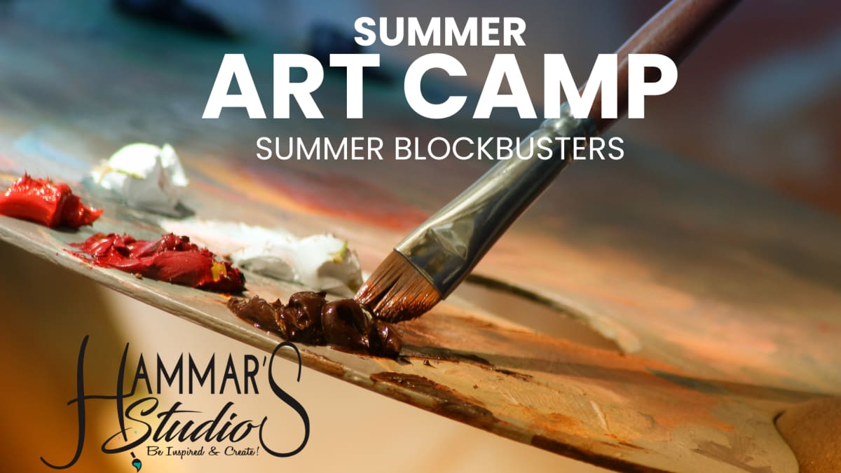 Summer Art Camp: Summer Blockbusters! 9-12pm Full Week Photo