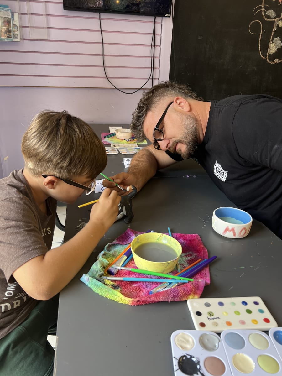 Dads and Donuts! Photo