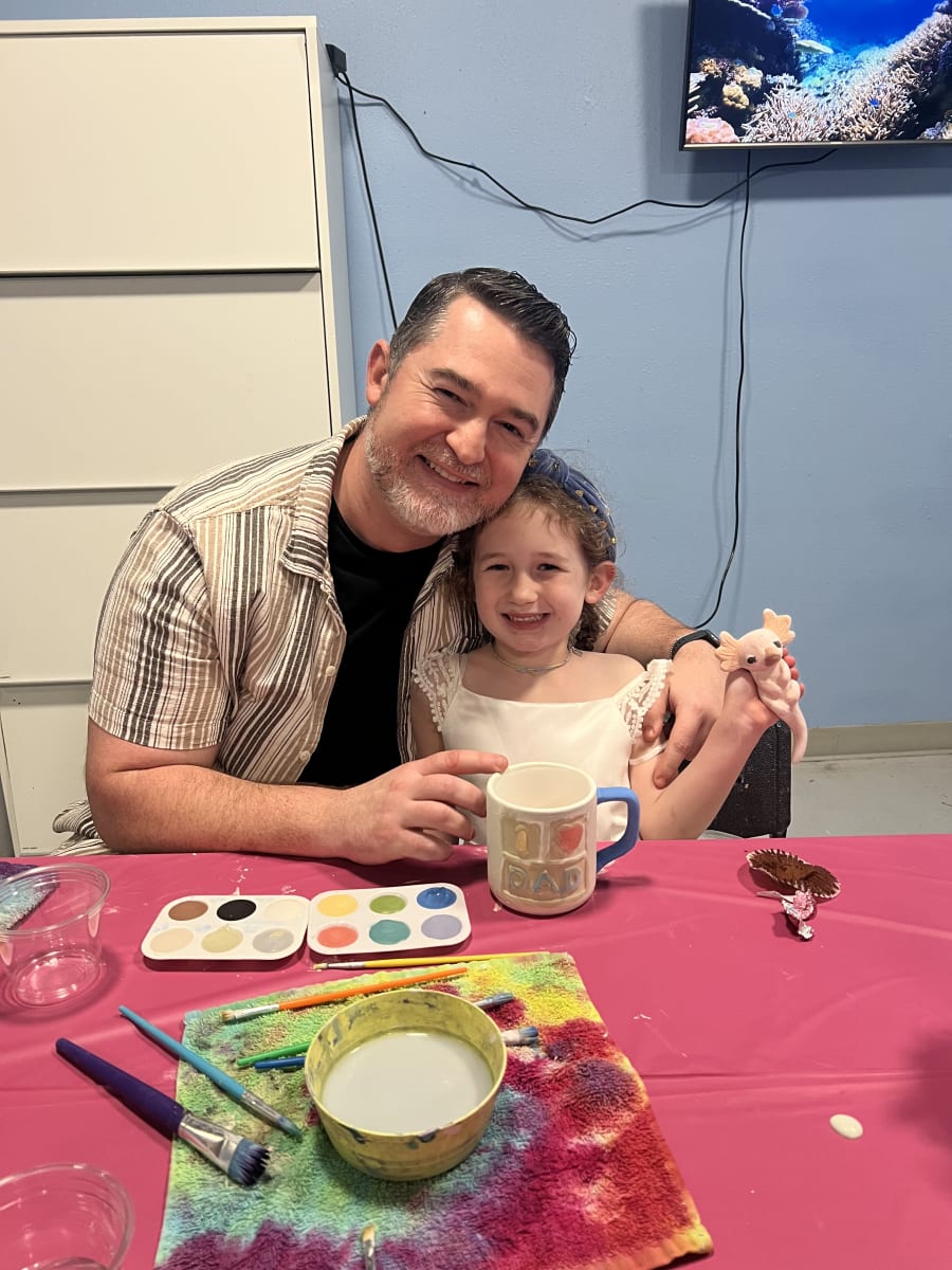 Dads and Donuts! Photo