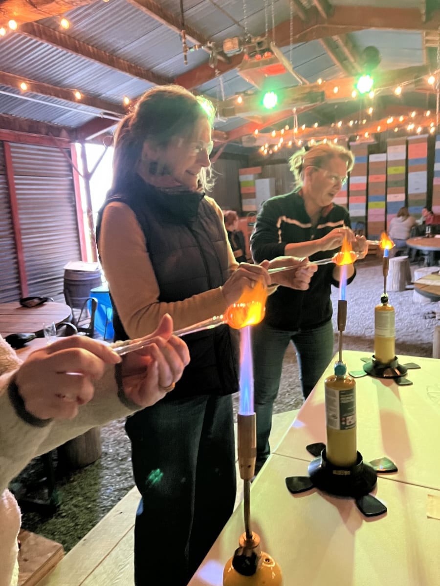 Christmas in July - Blown Glass Ornaments @ Wayward Lane Brewing Photo