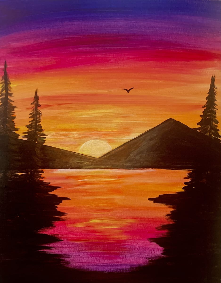 SUNSET AT ECHO LAKE Photo
