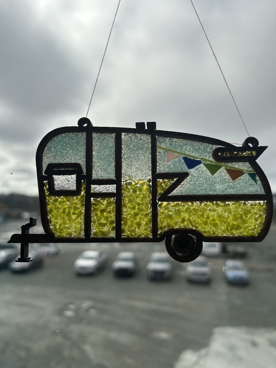 Faux Stained Glass: Happy Campers Photo