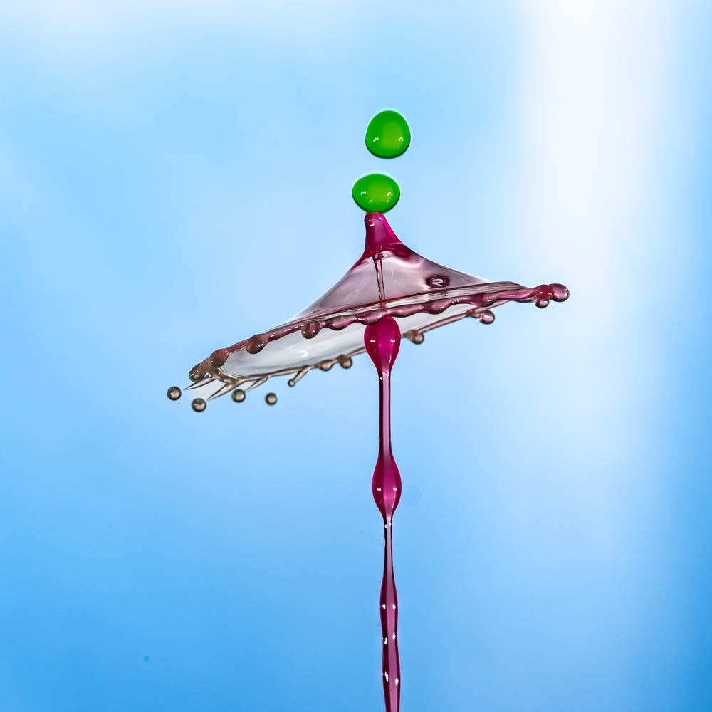 Splash Art: The Magic of Water Drop Collisions Photo