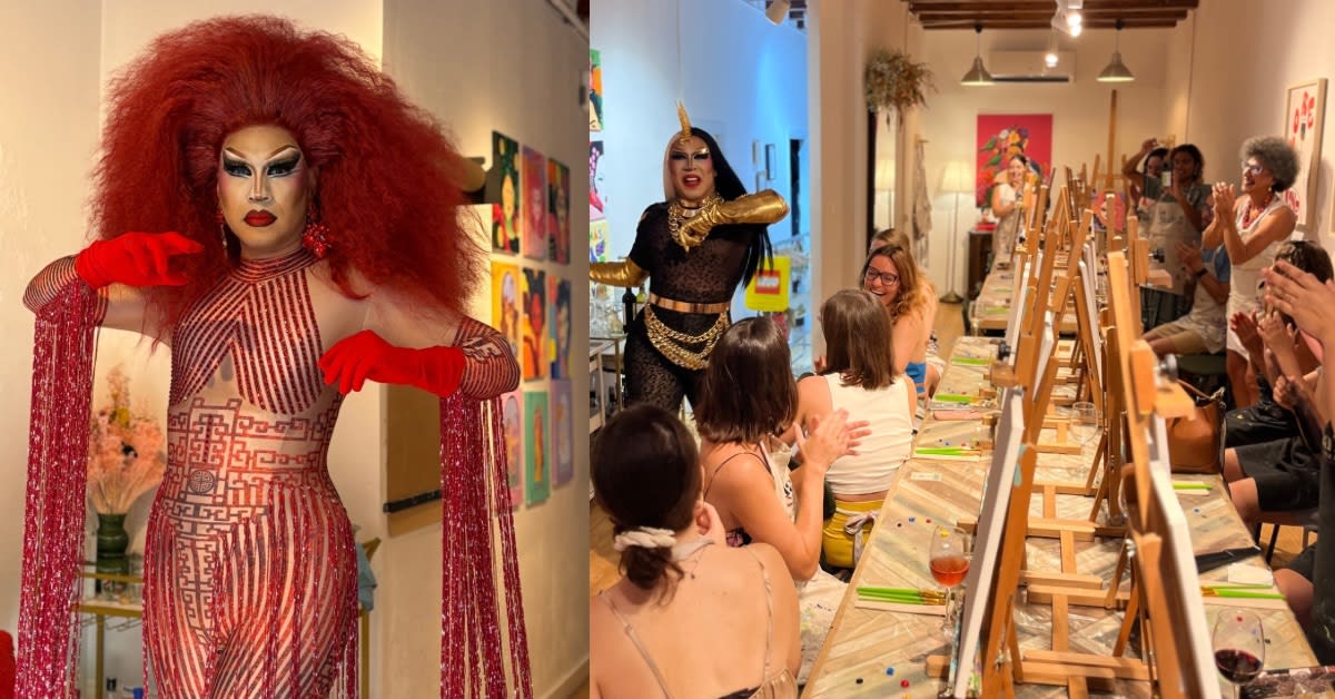 Foto de DRAG SHOW + PINTURA & VINO - NOCHE DE DIVAS DEL POP