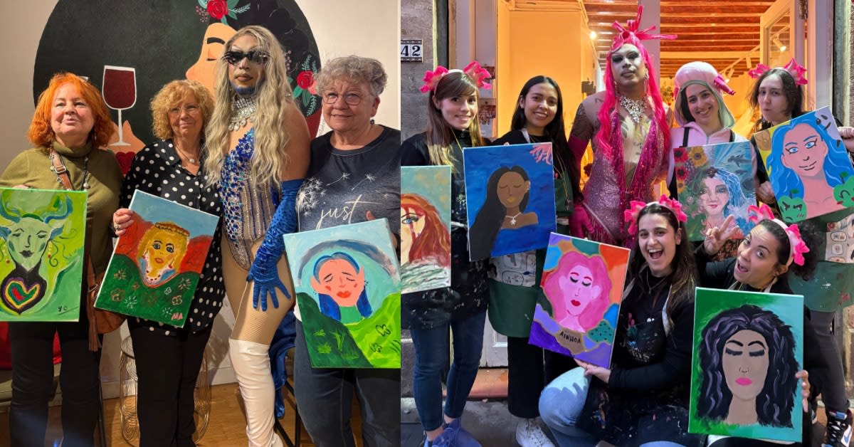 Foto de DRAG SHOW + PINTURA & VINO - NOCHE DE DIVAS DEL POP