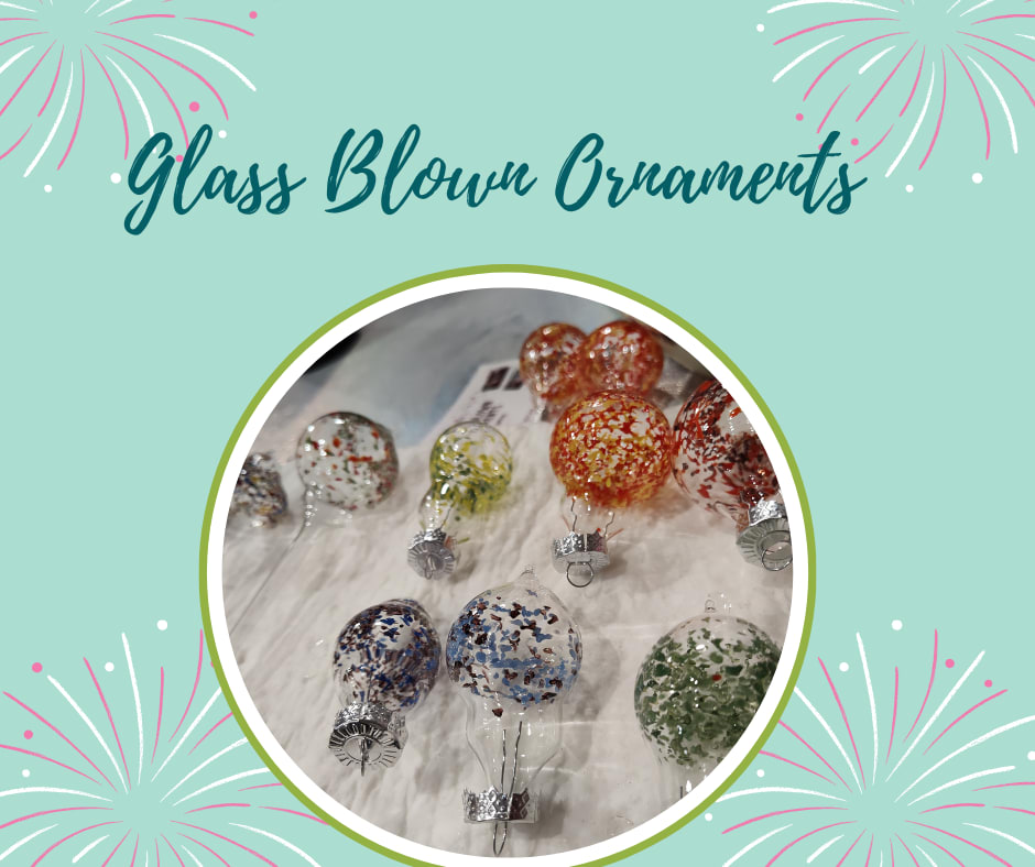 Glass Blown Ornaments at KILN CREATIONS Photo