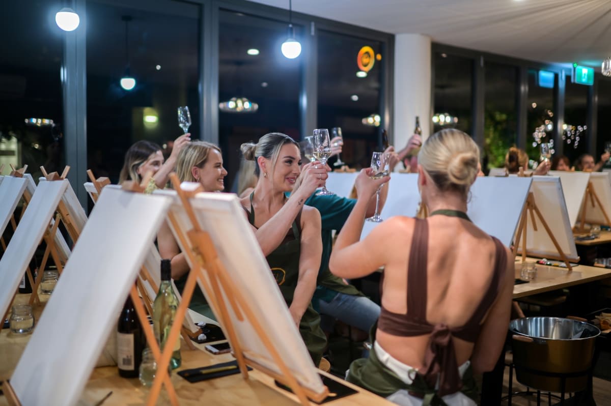FEATHERS OF FRIDA | Frida's Luxe Sip n' Paint Photo