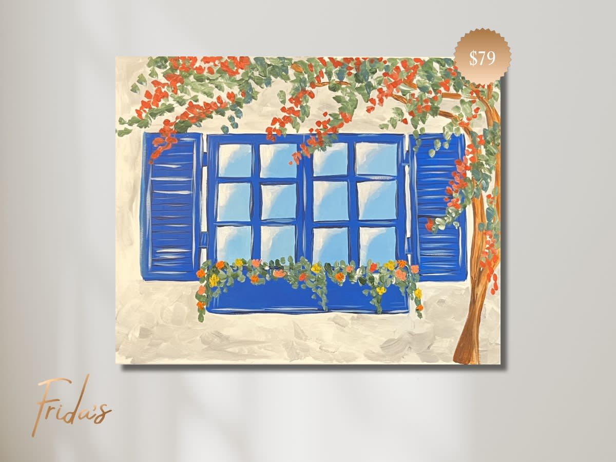 POSTCARD FROM GREECE | Frida's Luxe Sip n' Paint - Sunday Session Photo