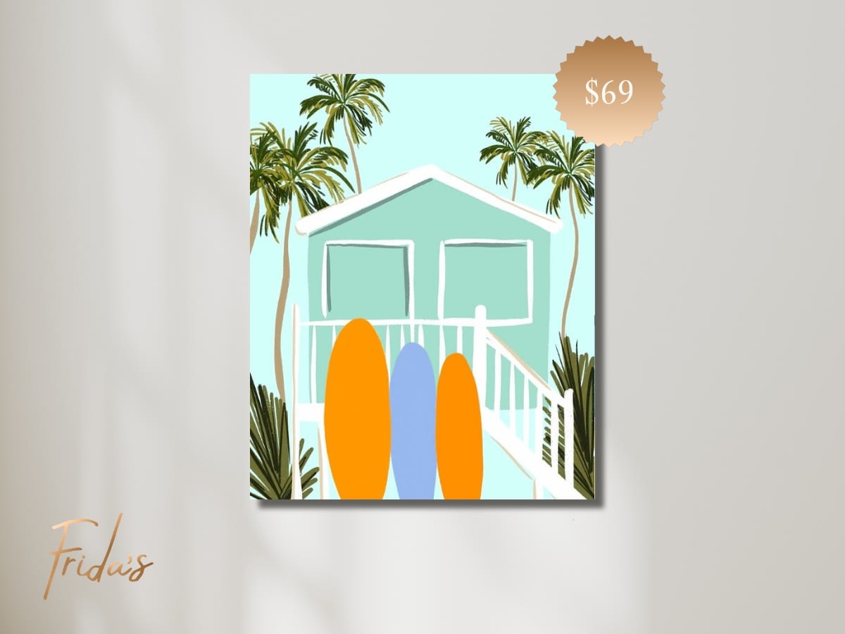COASTAL FEELS | Frida's Luxe Sip n' Paint Photo