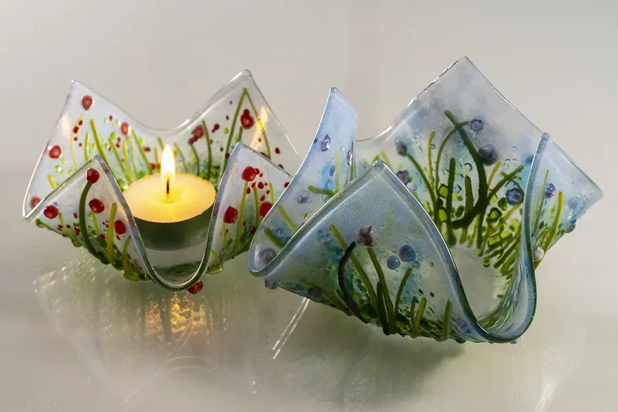 BYOB Glass Fusion Class NT - Tealight Votive Photo