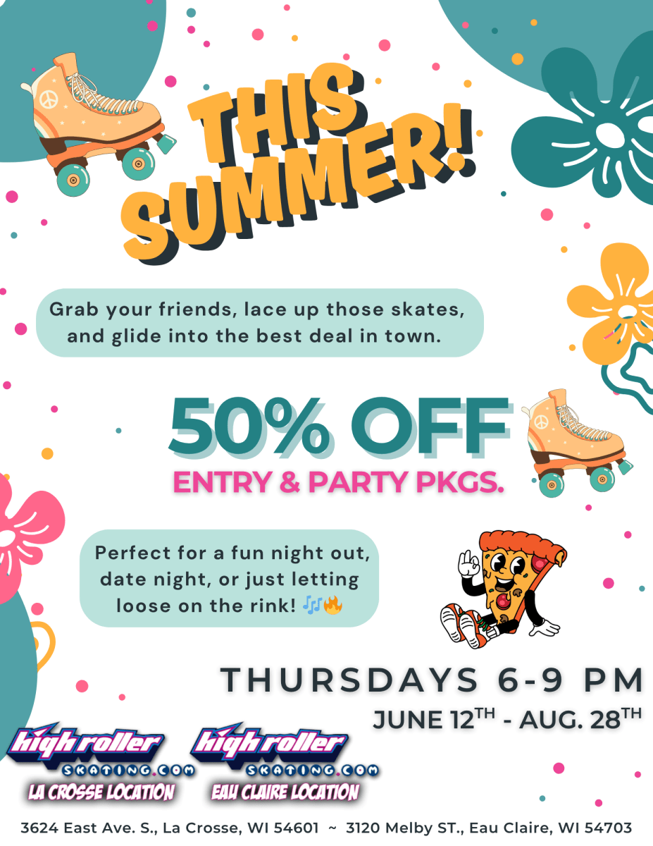 La Crosse - La Crosse - THURSDAY 6-9PM 50% OFF Entry Ticket to Public Skate Photo