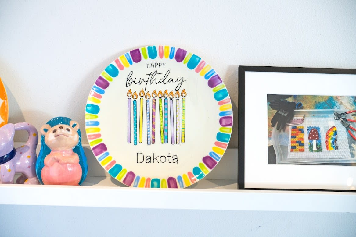 Celebrate Your Fused Glass Birthday Party Photo