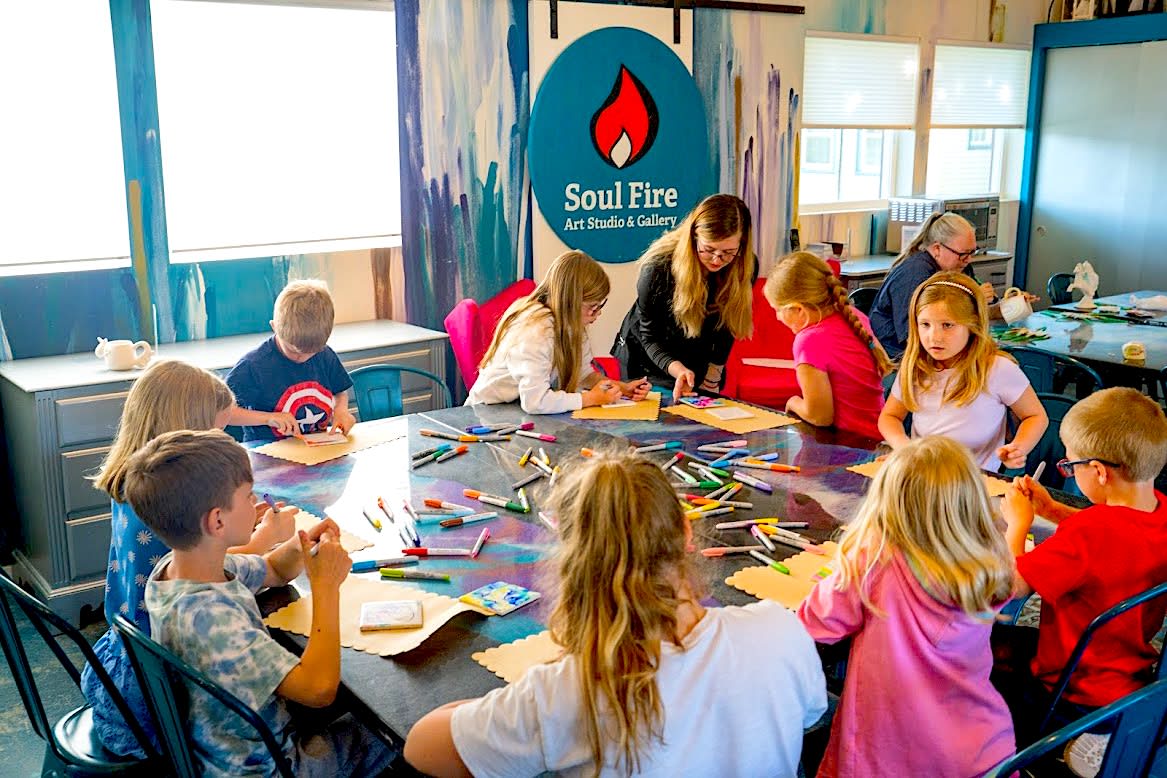 Celebrate Your Fused Glass Birthday Party Photo