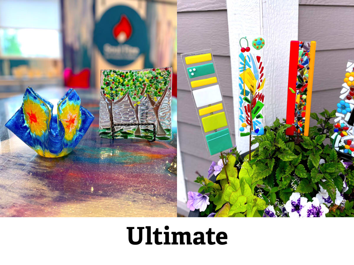 Celebrate Your Fused Glass Birthday Party Photo