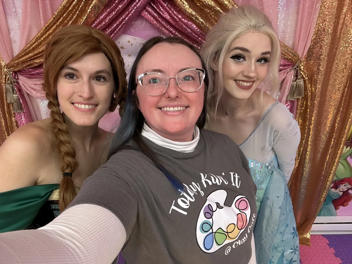 Paint with a Princess - Moana & Elsa Photo