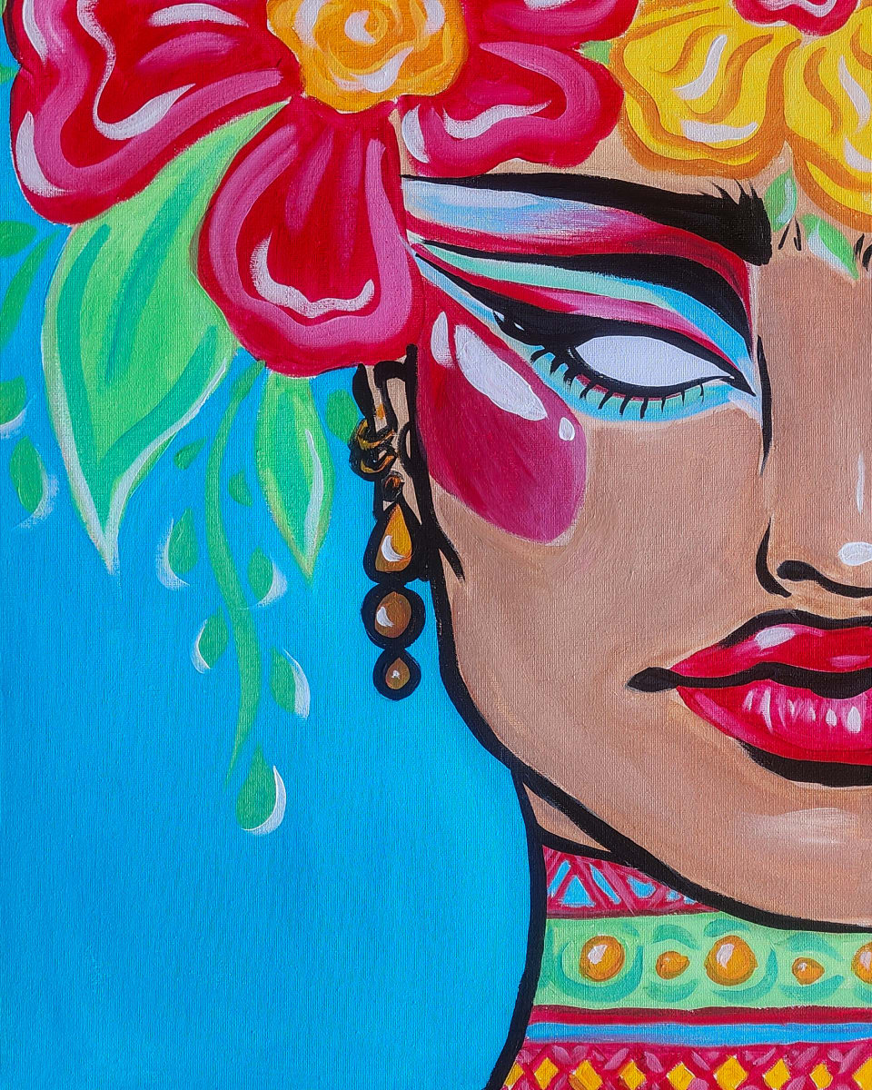 LOLA DEL SOL | Frida's Luxe Sip n' Paint Photo
