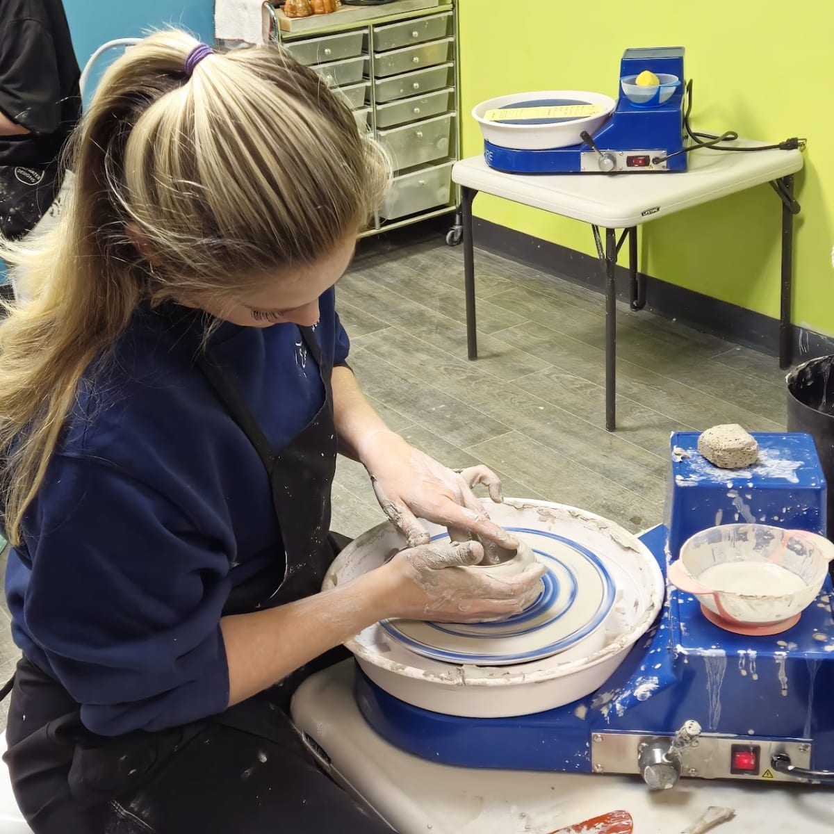 Teens Pottery Wheel Photo