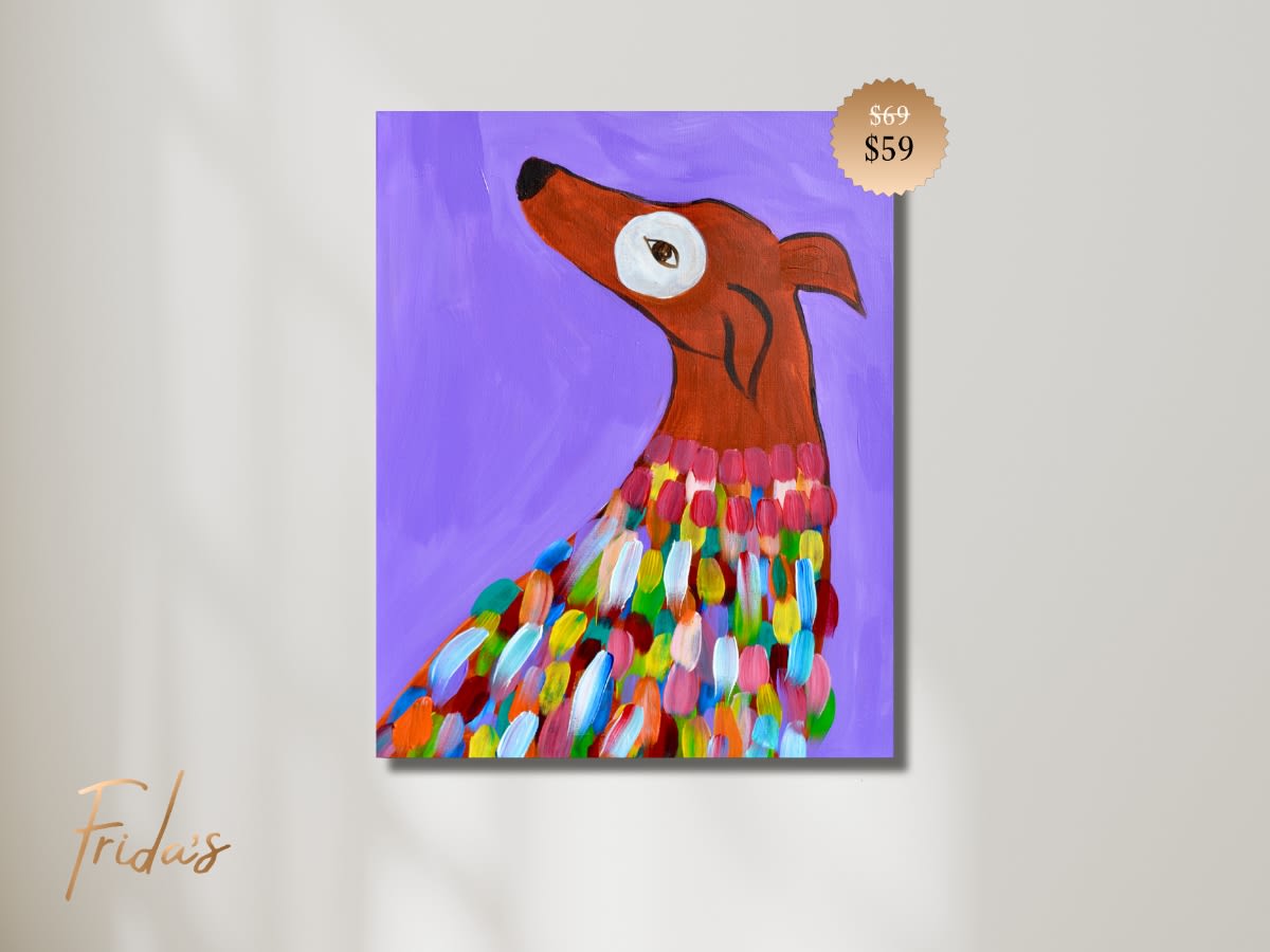 HANDSOME HOUND | Frida's Luxe Sip n' Paint - Thrifty Thursdays Photo