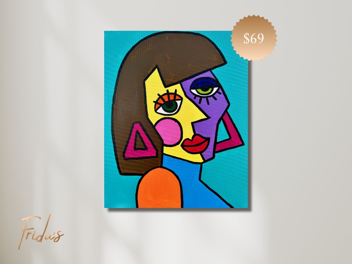 PICASSO YOURSELF | Frida's Luxe Sip n' Paint Photo