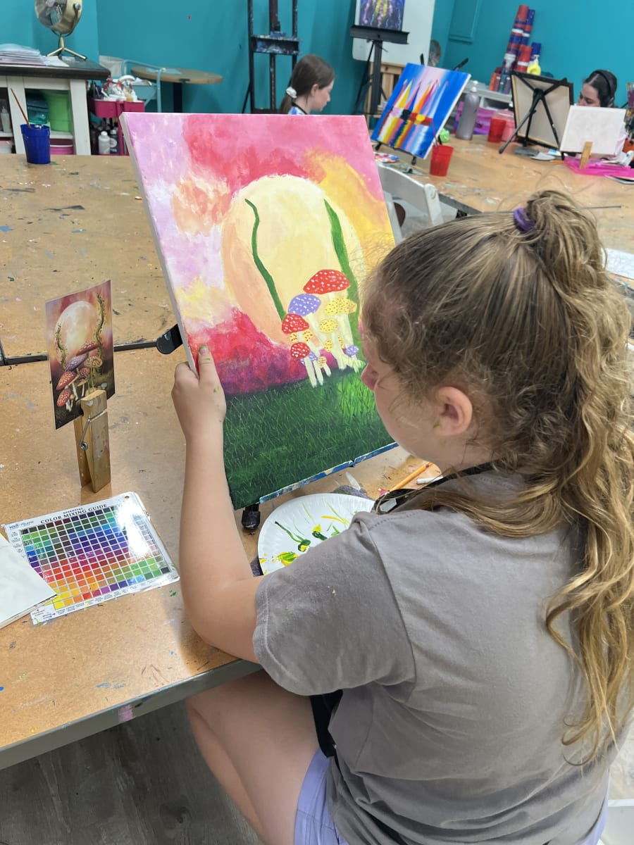 Brushstrokes of Hope Weekly Art Class (Free Program) Photo
