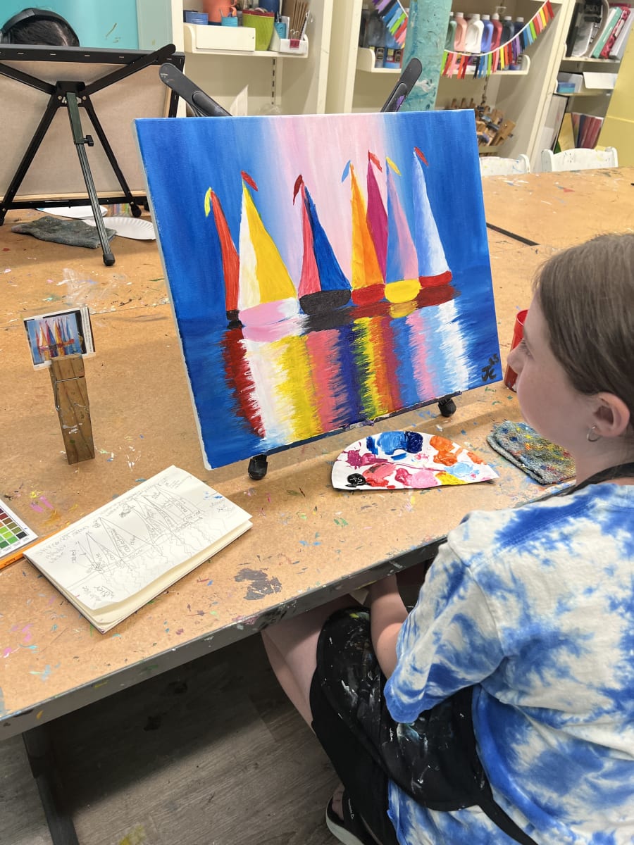 Brushstrokes of Hope Weekly Art Class (Free Program) Photo