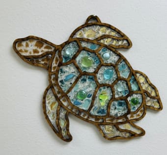 Faux Stained Glass - Resin Workshop Photo