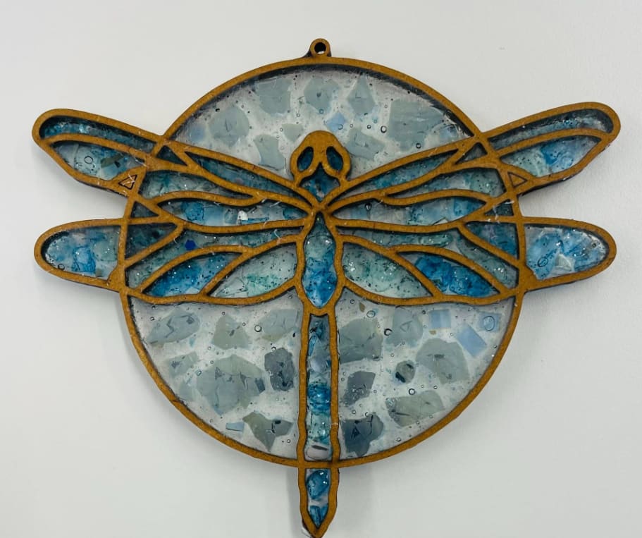 Faux Stained Glass - Resin Workshop Photo