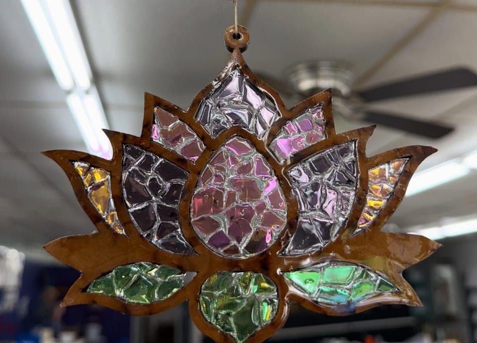 Faux Stained Glass - Resin Workshop Photo