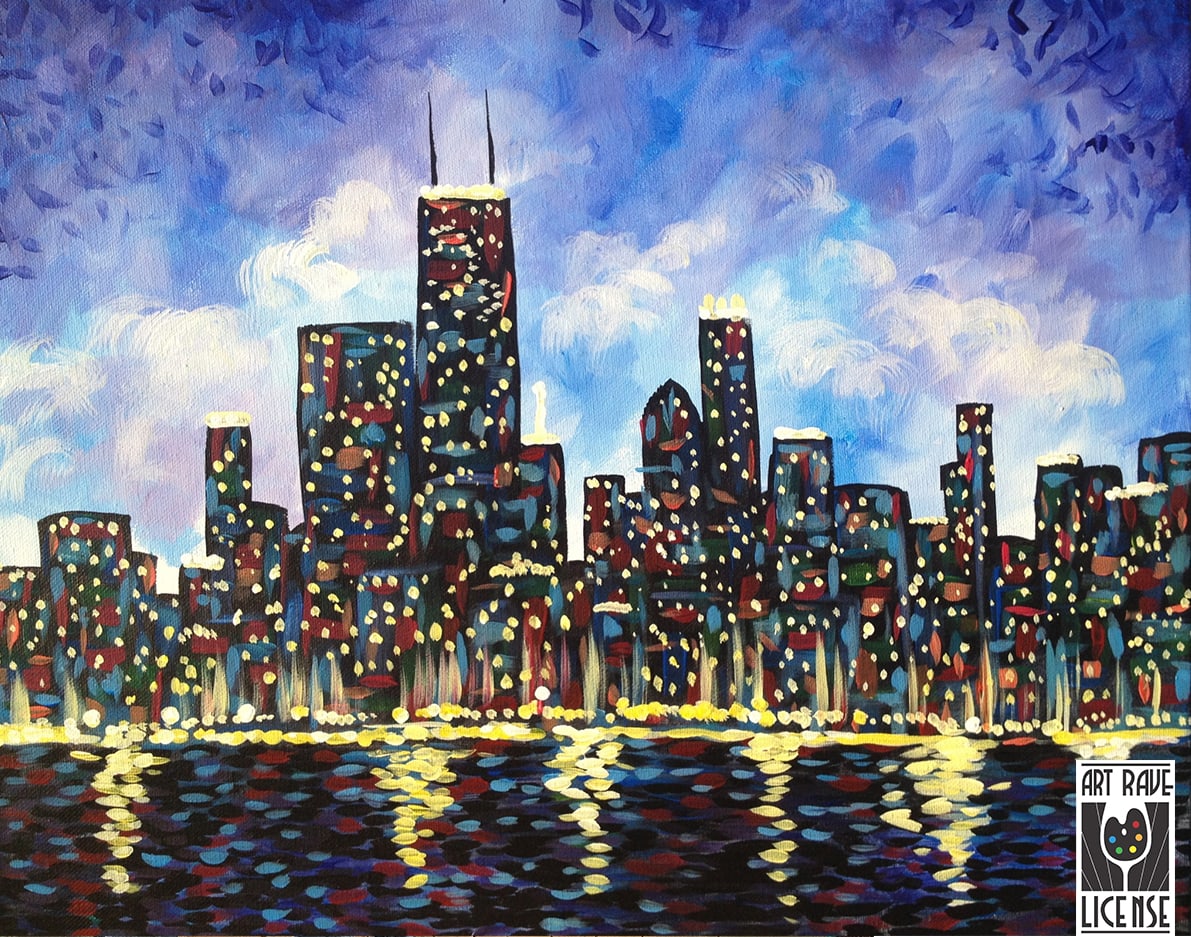 Canvas Class: City at Night Photo