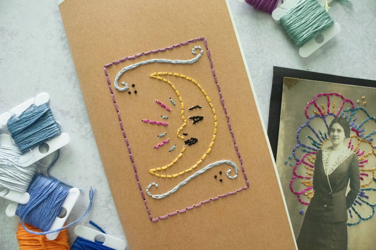 Thread Meets Paper - Intro to Embroidery on Paper (Adults and 16+)