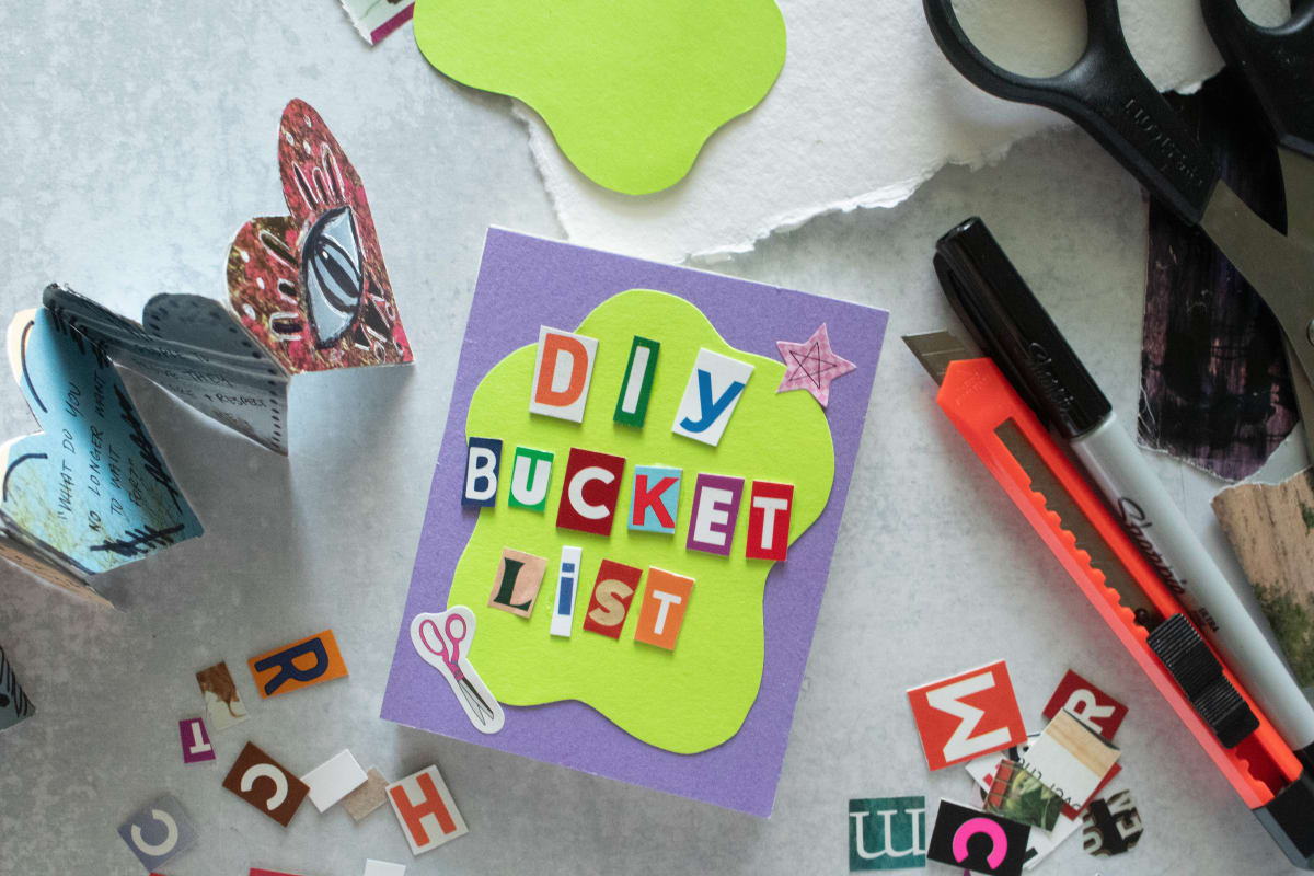 Intro to Zine Making: 2026 Bucket List  (Adult and 16+) Photo