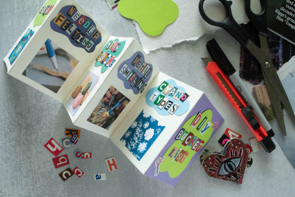 Intro to Zine Making: 2026 Bucket List  (Adult and 16+) Photo